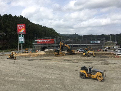 ツルハドラッグ南三陸志津川店　外観